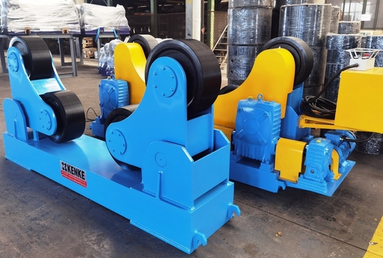 Çelik İmalat Torna Ruloları İçin Tank Kendinden Merkezleme Döndürücü 40t 60m / h