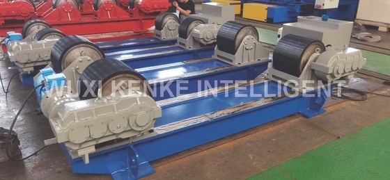 40 Ton Konvansiyonel Kaynak Rotator Makinesi PU Rulo Kaynak Tank Cıvatası Sabit Tip