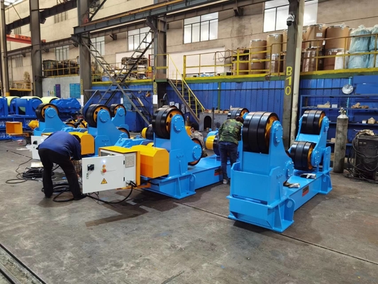 Yüksek hassasiyetli PLC kontrollü rotatör, manuel / yarı otomatik / otomatik kontrollü seçmeli kaynak konumlandırıcı ile