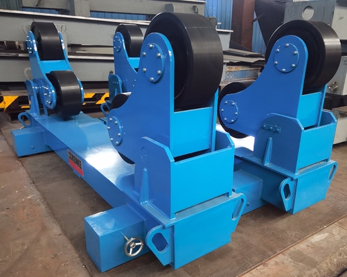 Yüksek ayarlanabilir elektrikli kendi kendini hizalama kaynak rotatörü PLC kontrol sistemi ile 6-60m/h