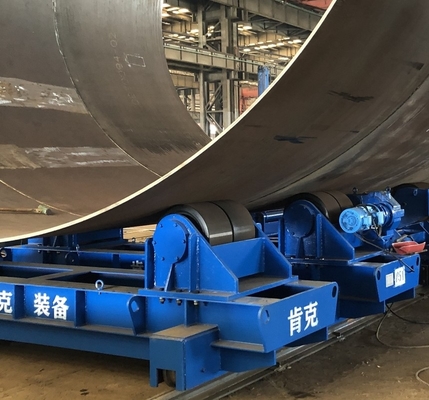 Kumlama Kaynak Rotator 150 Ton Rüzgar Kulesi Motorlu Tekerlek