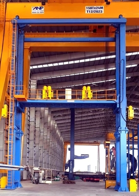 Büyük çaplı boru uzunlamalı dikiş kaynak için ağır yük kaldırma platformu