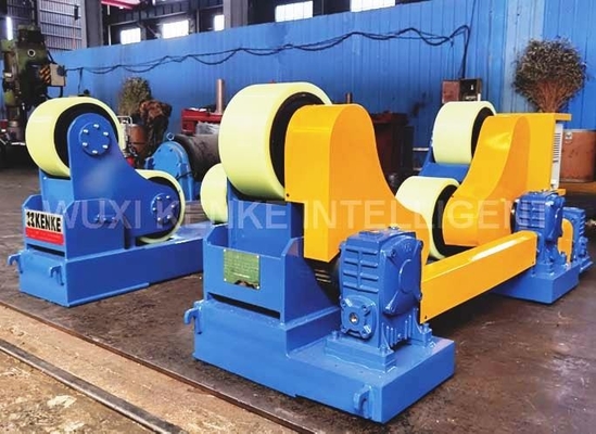 Dairesel Silindir için 10 Ton Konvansiyonel Kaynak Rotator Rulo PU Kendinden Hizalamalı Tip