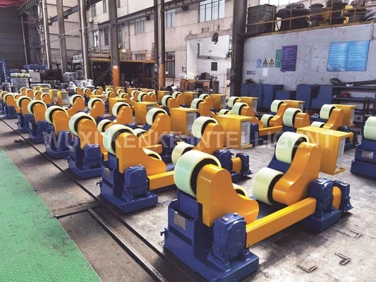 Dairesel Silindir için 10 Ton Konvansiyonel Kaynak Rotator Rulo PU Kendinden Hizalamalı Tip