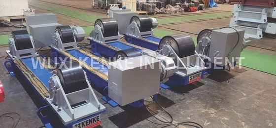 40 Ton Konvansiyonel Kaynak Rotator Makinesi PU Rulo Kaynak Tank Cıvatası Sabit Tip