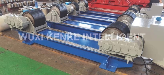 40 Ton Konvansiyonel Kaynak Rotator Makinesi PU Rulo Kaynak Tank Cıvatası Sabit Tip
