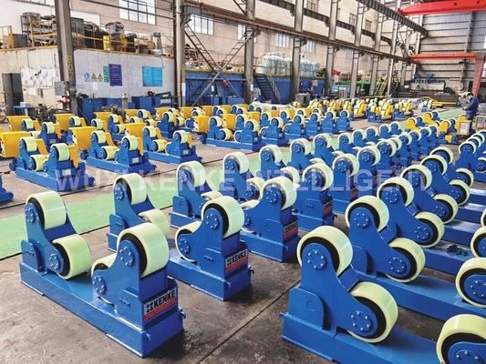 100-1000mm/min hız aralığı 40t yükleme kapasitesi ve 6-60m/h rulo hızı ile kendi kendine hizalı kaynak rotatörü