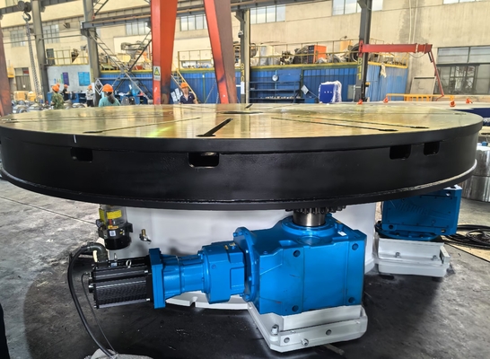 50T Pipe Roller Tankı Üretimi İçin Kaydırma Pozisyoner Dönüştürücü